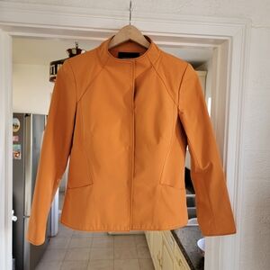 Lafayette 148 New York Orange Jacket Sz.10